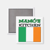 Mamo's keuken met vlag van Ierland Magneet (Voorkant / Achterkant)