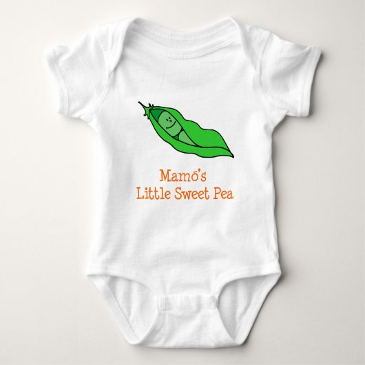 Mamo's Little Sweet Pea Romper (Voorkant)