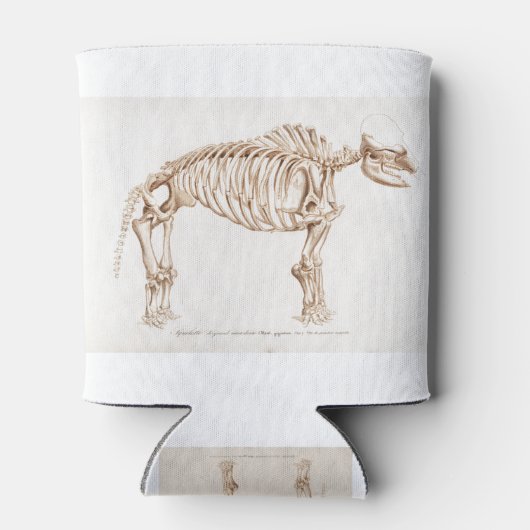 Mamoth (Mammut)-illustratie Blikjeskoeler (Achterkant)