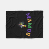 Mamou Mardi Gras Chicken Fleece Deken (Voorkant (Horizontaal))