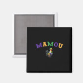 Mamou Mardi Gras Chicken Magneet (Voorkant / Achterkant)