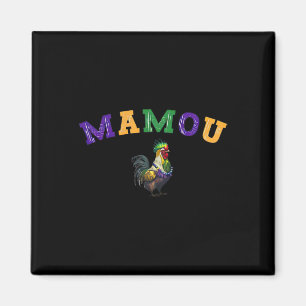 Mamou Mardi Gras Chicken Magneet