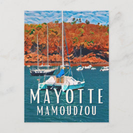 Mamoudzou Photo Vintage Briefkaart