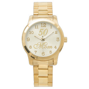 Mam's 50e verjaardag Gift Ideas 50th Birthday Watc Horloge