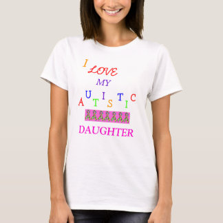 Mam's Autistic Love~Daughter! ~ Volwassen T-shirt