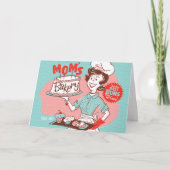 Mam's Bakery Retro Moederdag Card Kaart (Voorkant)