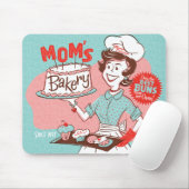 Mam's Bakery Retro Moederdag Mousepad Muismat (Met muis)