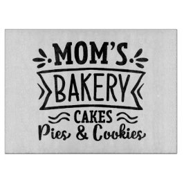 Mam's bakkerij koekjes en koekjes snijplank