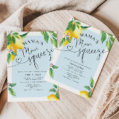 Mam's belangrijkste uitnodiging voor citroenmakree