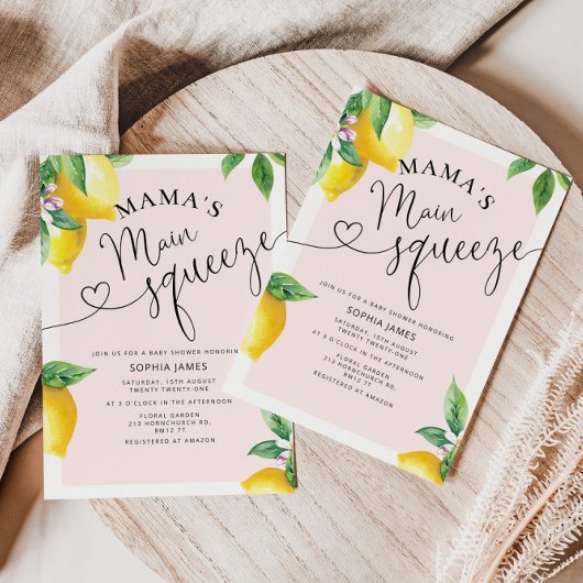 Mam's belangrijkste uitnodiging voor citroenmakree