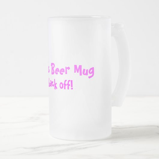 Mam's bier mok (Voorkant rechts)