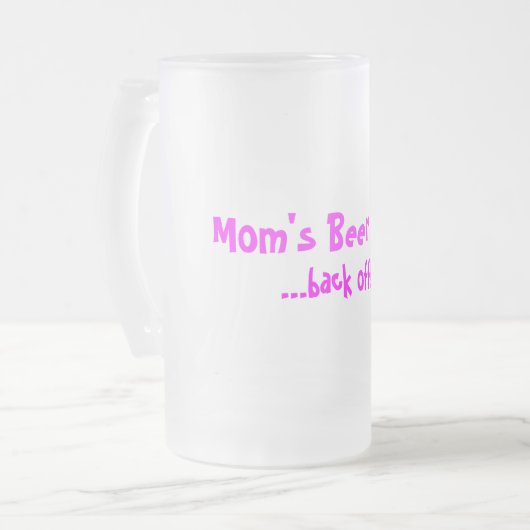 Mam's bier mok (Voorkant links)