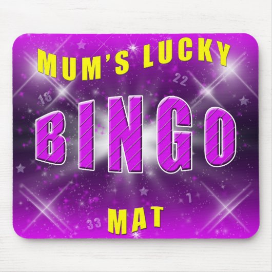 mam's bingo mat muismat (Voorkant)