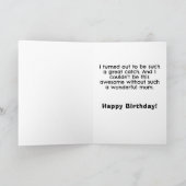 Mam's Birthday Geweldige Kaart (Binnen)