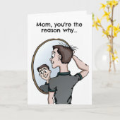 Mam's Birthday Geweldige Kaart (Gele Bloem)