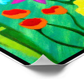 Mam's bloemen poster (Hoek)