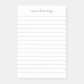 Mam's Brain Dump List Post-it® Notes (Voorkant)
