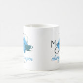 Mam's cafe altijd open koffiemok (Center)