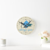 Mam's cafe altijd open ronde klok (Huis)