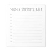 Mam's checklist | Vakken 40 Traanwegpaden Notitieblok (Voorkant)