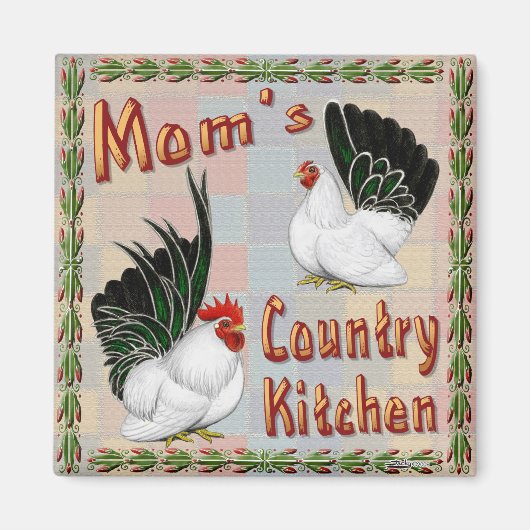 Mam's Country Kitchen Magneet (Voorkant)