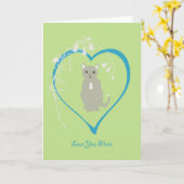 Mam's Day Kaart uit Cat (Gele Bloem)