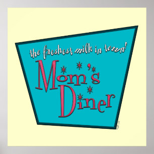 Mam's Diner: Borstvoeding Poster