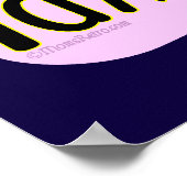 Mam's Diner en Taxi Funny Retro Art Poster (Hoek)