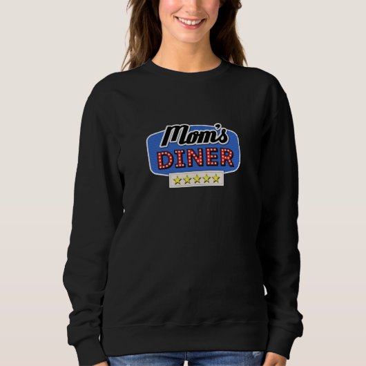 Mam's Diner - Fun Mam Life Home Cook's Sweatshirt (Voorkant)