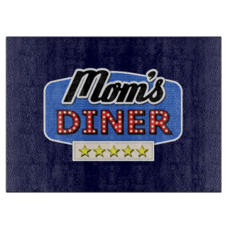 Mam's Diner - Fun Mam Life Kitchen Cutting Board Snijplank