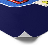 Mam's Diner - Fun Mam Life Kitchen Wall Art Poster (Hoek)