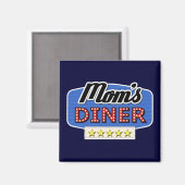 Mam's Diner - Fun Mam Life Magnet (Voorkant / Achterkant)