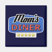 Mam's Diner - Fun Mam Life Magnet (Voorkant)