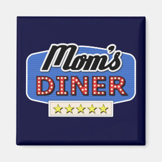 Mam's Diner - Fun Mam Life Magnet
