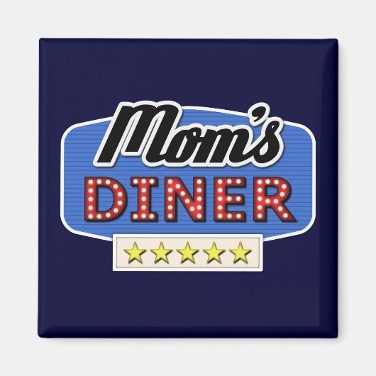 Mam's Diner - Fun Mam Life Magnet (Voorkant)