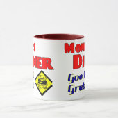 Mam's Diner Good Grub Retro Restaurant Mok (Midden)