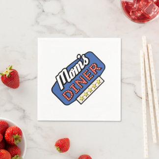 Mam's Diner - Mam Life Kitchen Napkins Servet