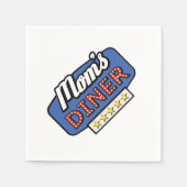 Mam's Diner - Mam Life Kitchen Napkins Servet (Voorkant)