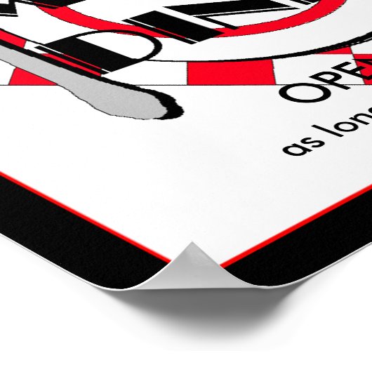 Mam's Diner. Poster (Hoek)