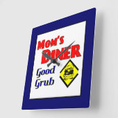 Mam's Diner Retro Kitchen wandklok (Hoek)