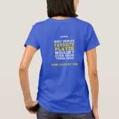 Mam's favoriete Football Player donkerder Shirt Y (Achterkant)