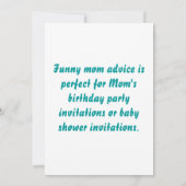 Mam's favoriete gezegden op cadeaus voor haar. kaart (Achterkant)