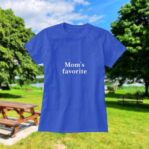 "Mam's favoriete" grappige citaat Sibling Rivalry T-shirt