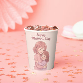 Mam's favoriete kleurenkaart papieren bekers