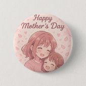 Mam's favoriete kleurenkaart ronde button 5,7 cm (Voorkant)