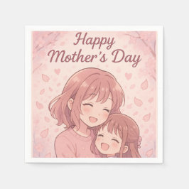 Mam's favoriete kleurenkaart servet