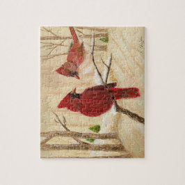 Mam's favoriete roodvogels legpuzzel
