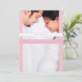 Mam's foto Baby Girl Shower kont Kaart (Staand voorkant)