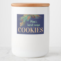 Mam's geheime recept COOKIES. Reeks labels