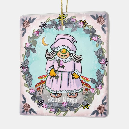 mams-gnoom keramisch ornament (Links)
